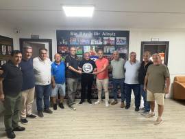 TFF YÖNETİM KURULU ÜYESİ MURAT ŞAHİN FEDERASYONUMUZU ZİYARET ETTİ.